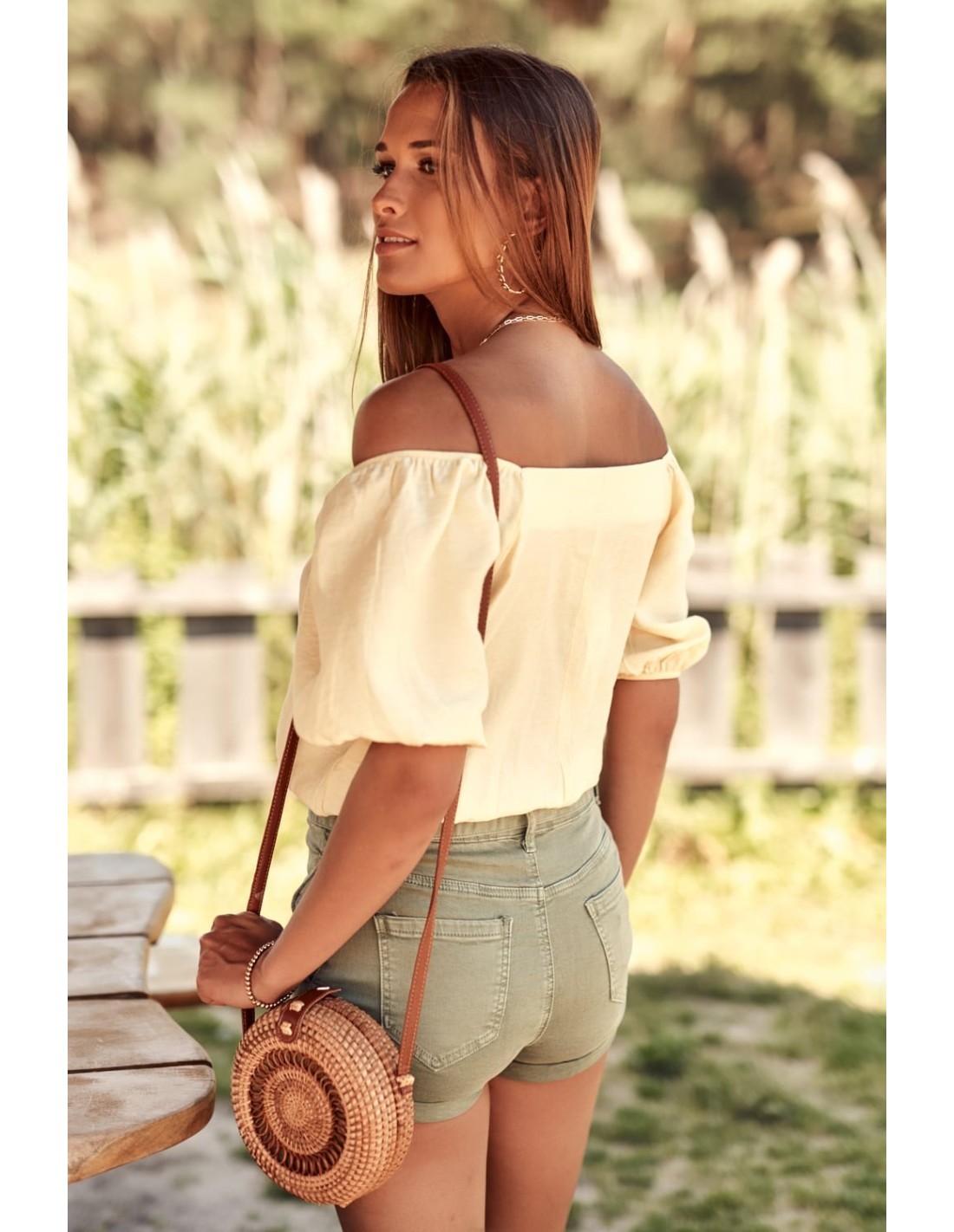 Khaki-Jeansshorts 66000 – Online-Shop – Boutique